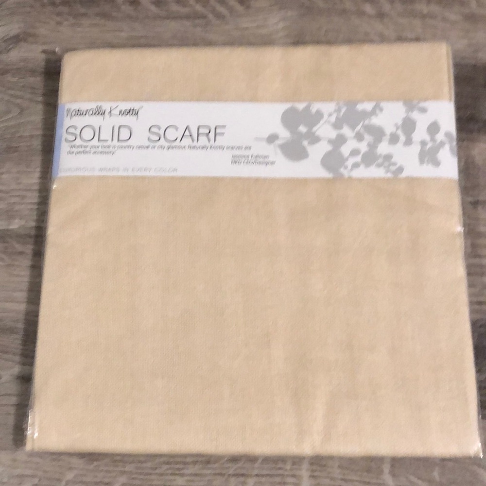Naturally Knotty Solid Scarf Color Sand